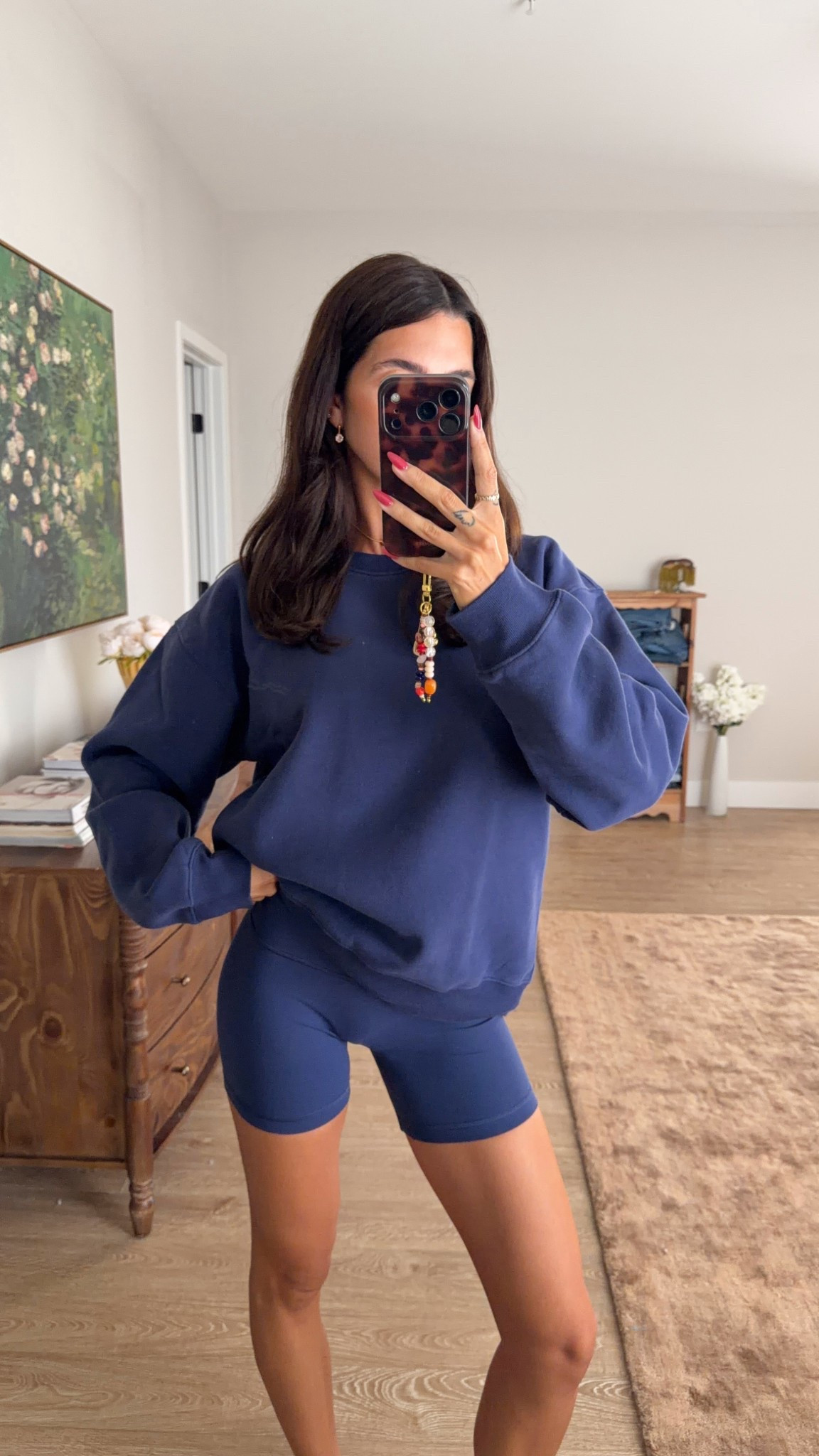 Aritzia spring walk outfit! L in crewneck and 4 in biker shorts 

#LTKActive #LTKfitnessgoals #LTKdayinmylife