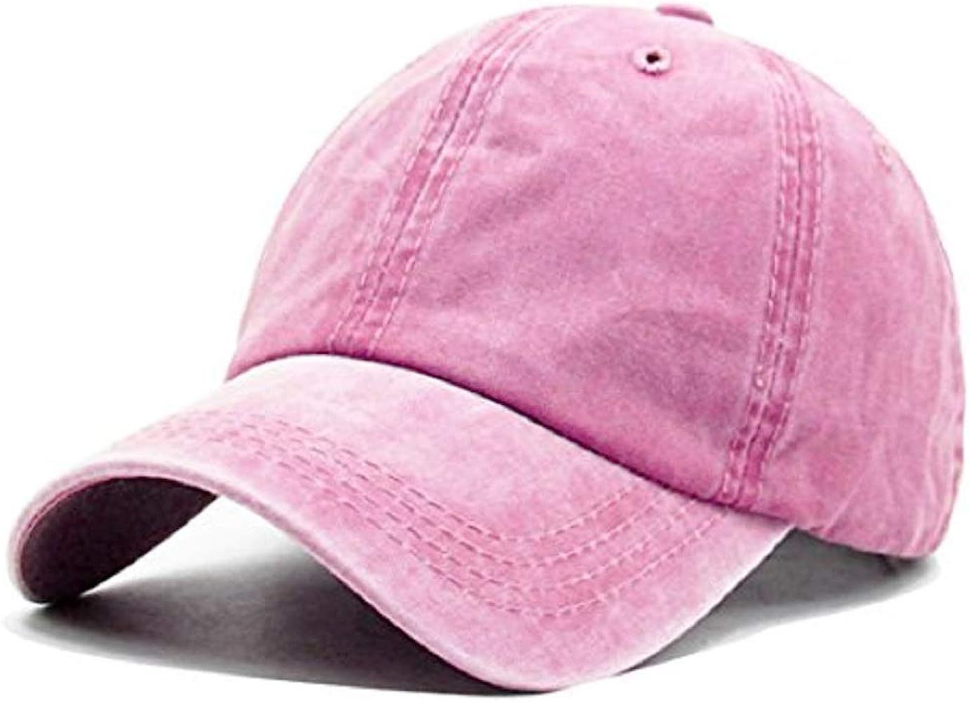 Unisex Vintage Washed Distressed Baseball-Cap Twill Adjustable Dad-Hat | Amazon (US)