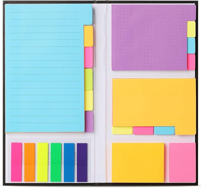 Mr. Pen- Sticky Notes Set, 410 Pack, Ruled, Dotted & Blank Notes with 150 Index Tabs, Divider Sti... | Amazon (US)
