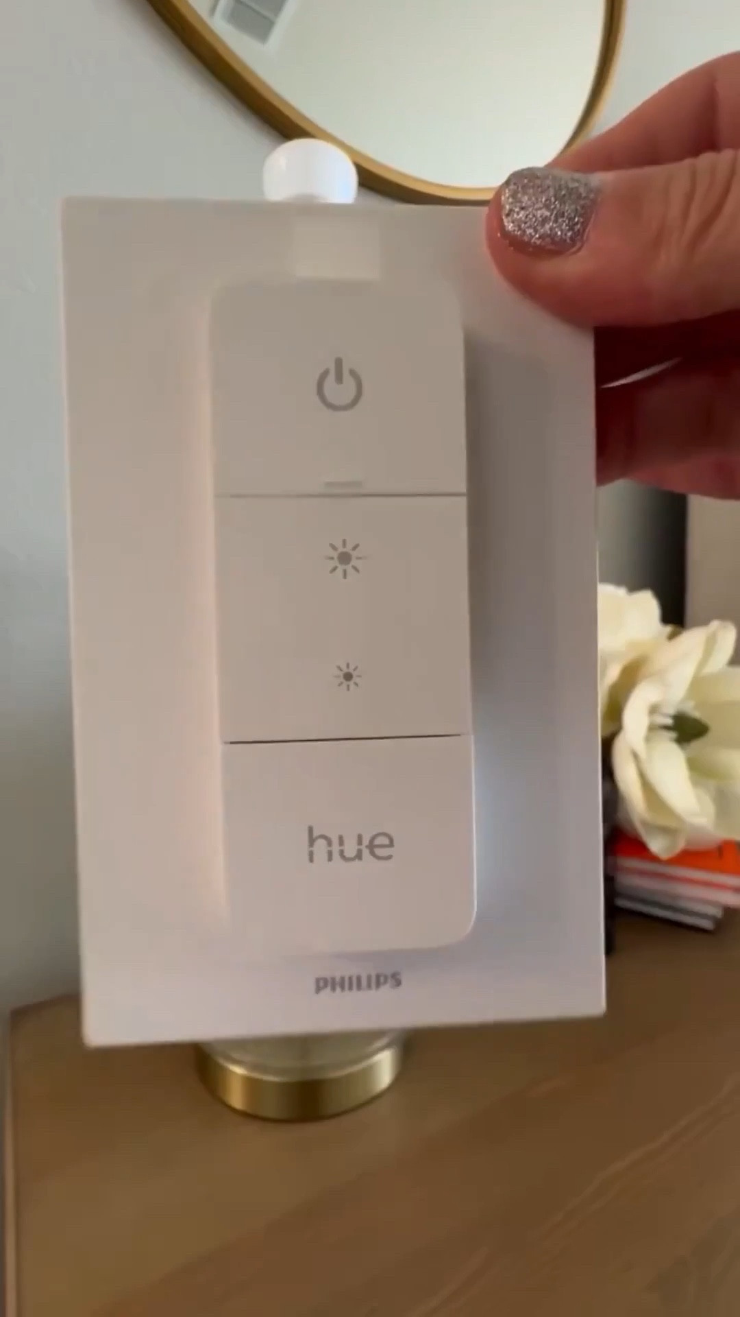 Effortless and seamless switch for your home! Did you catch where my brain glitched? Y’all 🫠 but in all seriousness these lightbulbs are fantastic! Ours have a routine and the kids love the color changing .. while I love the remote for multiple bulbs! 💡 🩷 

#amazonhome #smarthome #smarthomes #diyhome #homeimprovement #homeproject #lighting #hue #howto #homeupgrades #bedroom #nightstand #bedroominspo #bedroomdecor #amazonfinds

#LTKFindsUnder100 

#LTKHome #LTKmomlife #LTKdayinmylife