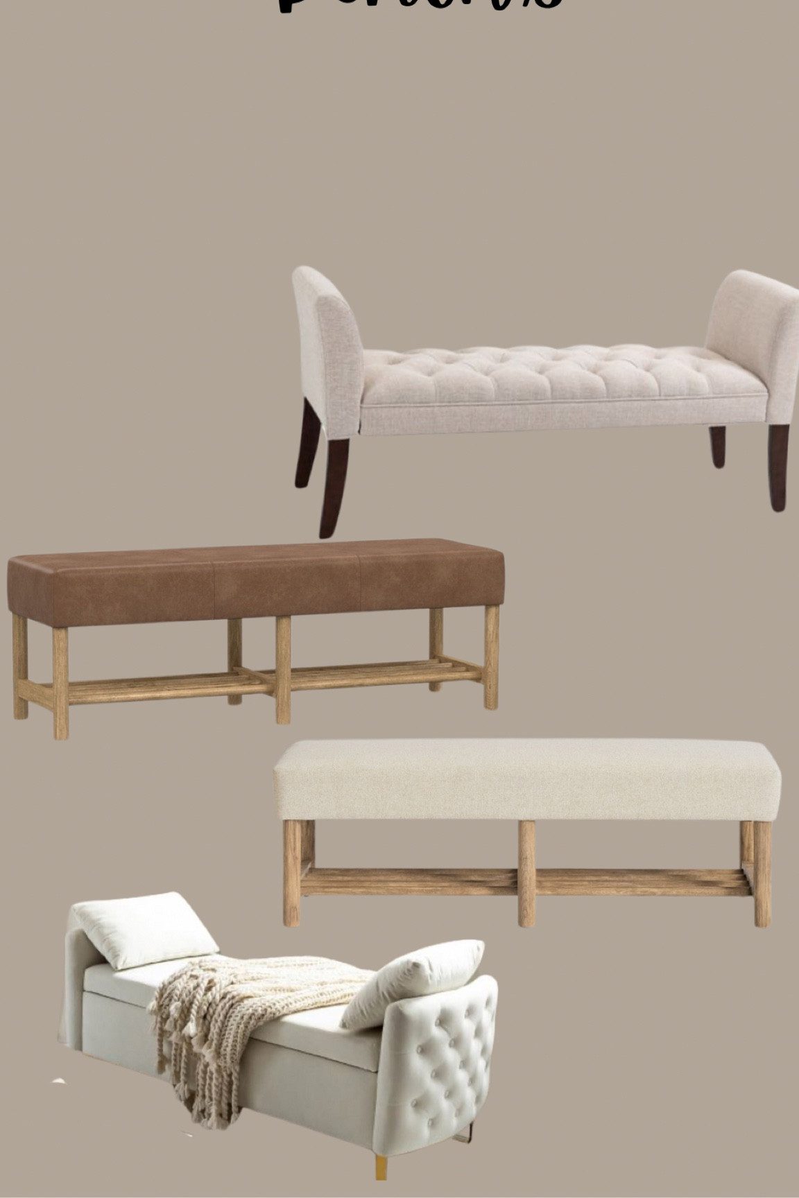 End of the bed bench’s

#LTKhome #LTKstyletip