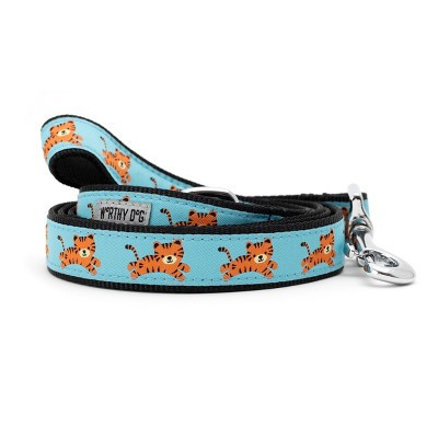 The Worthy Dog Tigers Dog Leash - Blue - S | Target