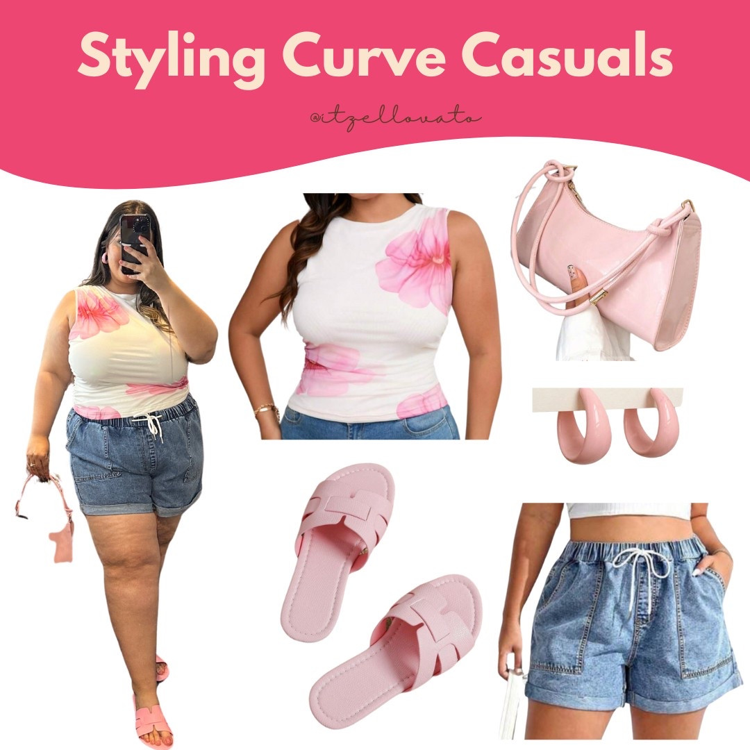 styling curve casuals. Cute spring outfit. 

#LTKPlusSize #LTKMidsize #LTKStyleTip