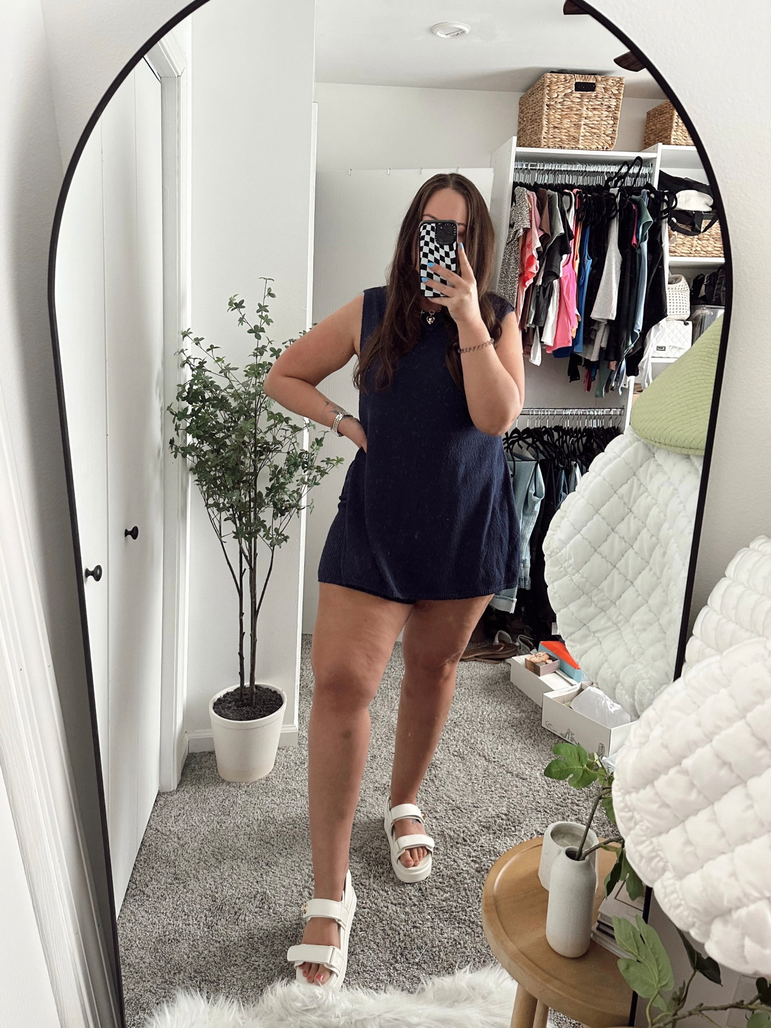 Free people set -  xl
Target sandals - tts 10

Summer Outfit, spring fashion , size 16 casual outfits 

#LTKFindsUnder100 #LTKShoeCrush