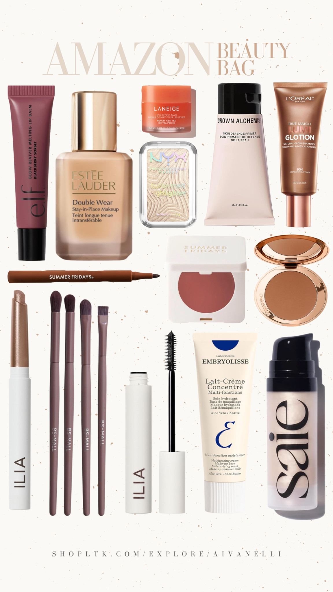 Amazon beauty bag essentials

fall makeup essentials
autumn beauty favorites
warm toned makeup
fall makeup must haves
everyday fall glam
neutral eyeshadow palette
berry lip colors
bronze makeup look
cozy season beauty
fall beauty routine

#LTKSeasonal #LTKSaleAlert #LTKBeauty