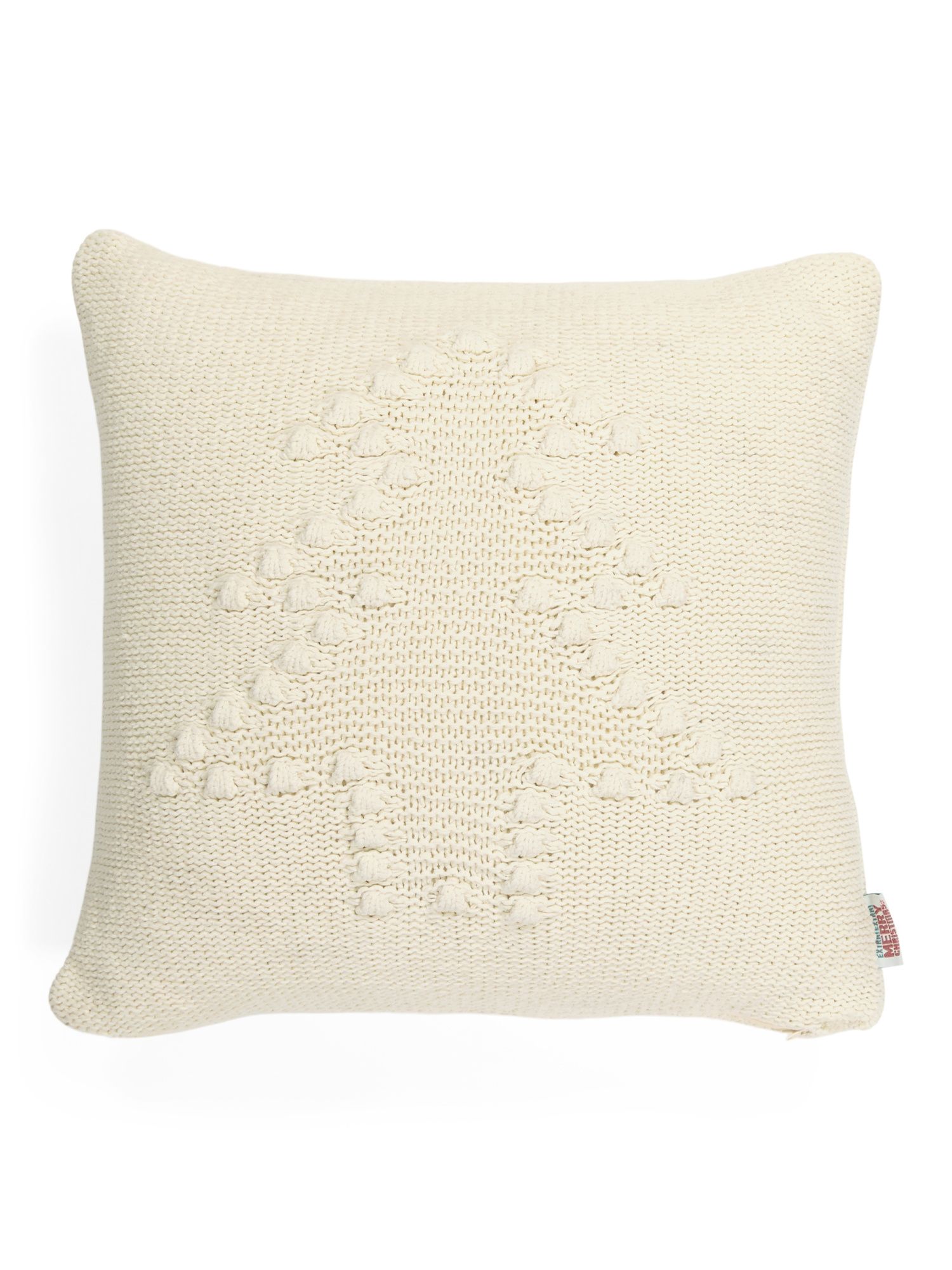 20x20 Chenille Knotted Tree Pillow | TJ Maxx