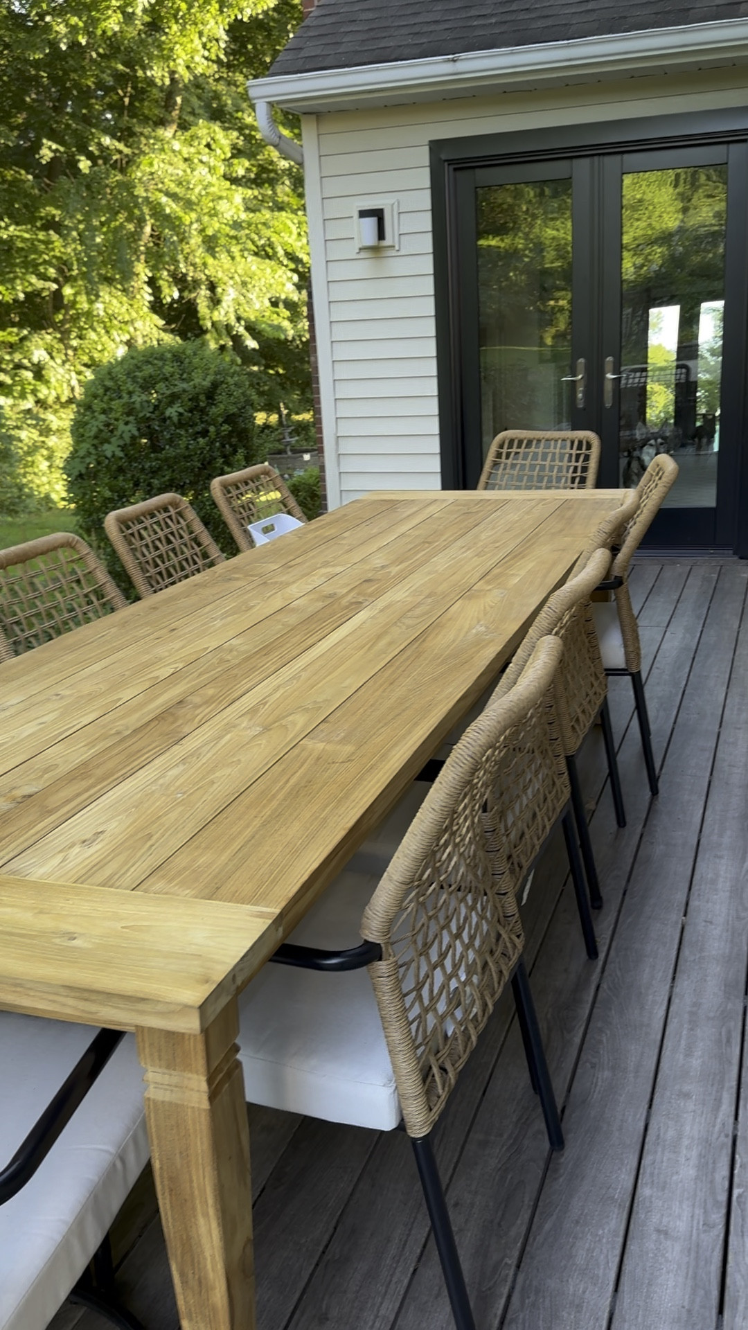 Perfect outdoor dining table and chairs  

#LTKSeasonal #LTKFamily #LTKHome