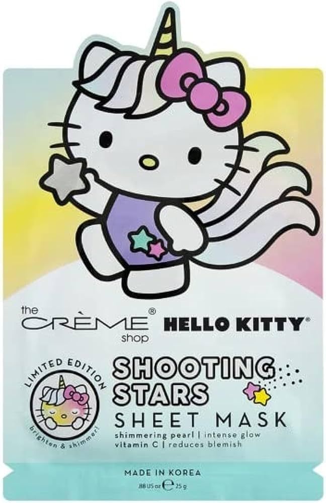 The Creme Shop x Hello Kitty Shooting Stars Sheet Mask- Limited Edition, 3-sheets | Amazon (CA)