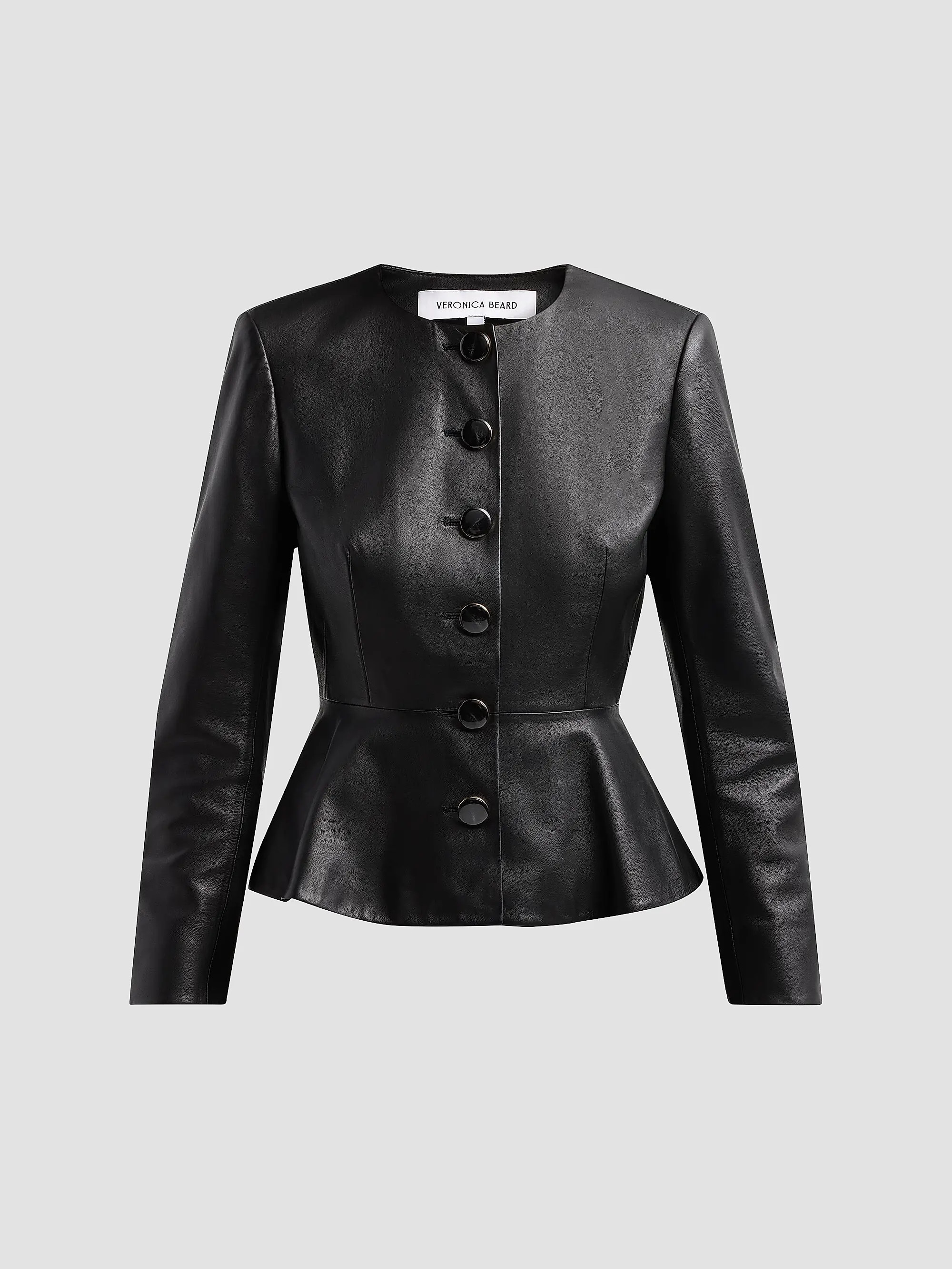 Quinn Leather Peplum Jacket | Saks Fifth Avenue