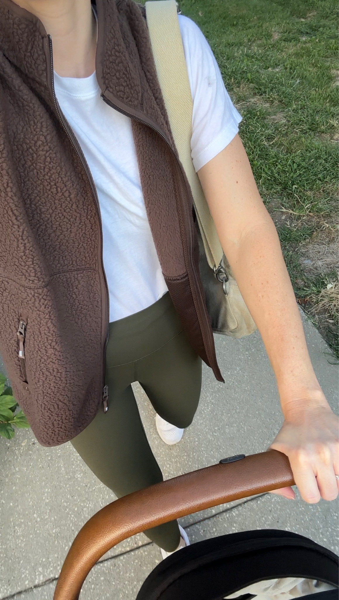 Morning walk outfit! Wearing a small in everything 

Fall outfit, vest, mom outfit 

#LTKSeasonal #LTKActive