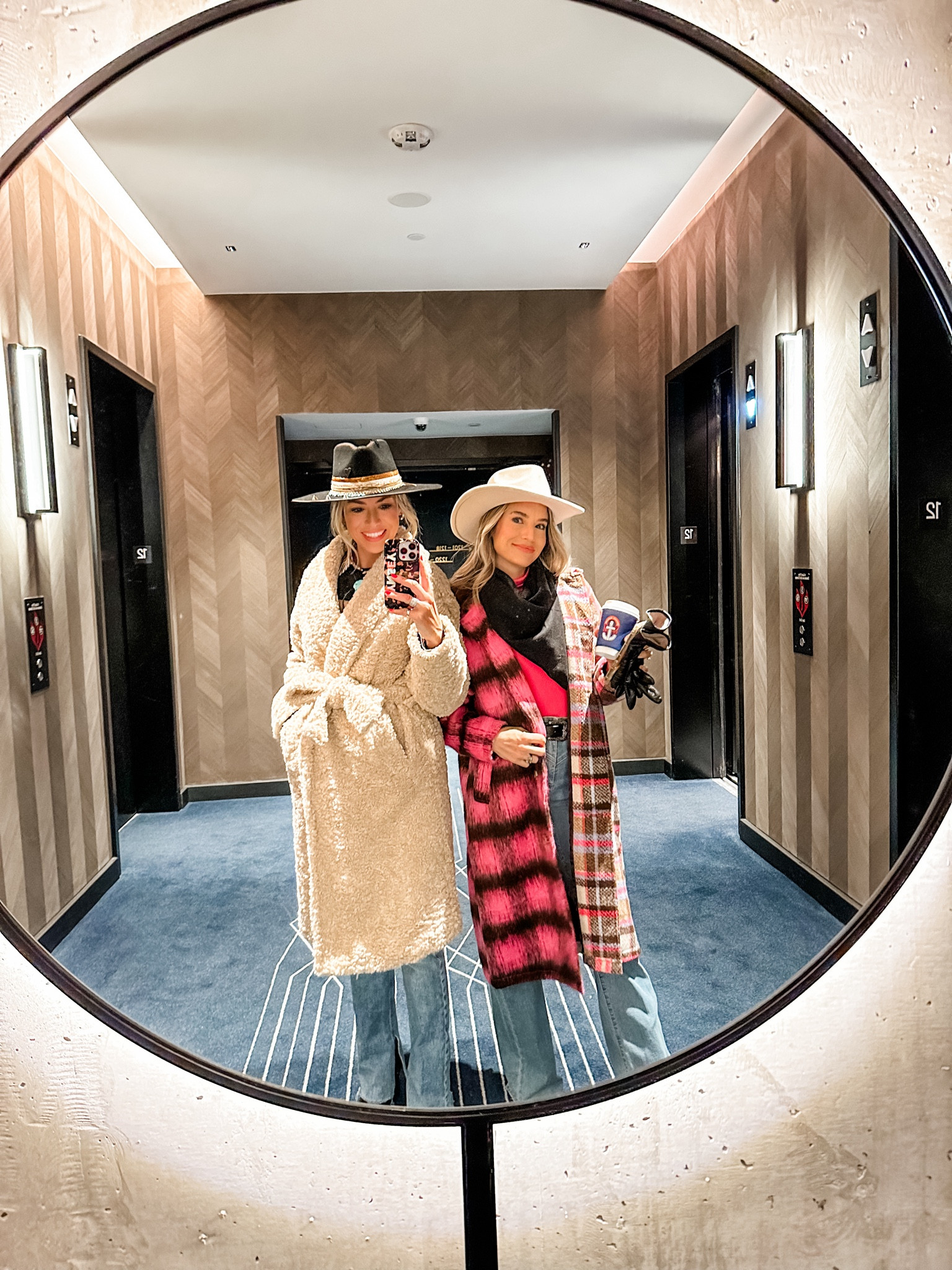 warmth + texture + a waist tie!? got sooo many compliments on this Sherpa coat!! 👌🏼👌🏼 also linking the coat my sis wore - she got stopped sooo much for this one!!

#LTKtravel #LTKMostLoved #LTKSeasonal