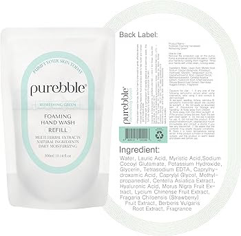 Foaming Hand Wash, Refreshing Green, 300ml (Refill, Pack of 3) | Amazon (US)