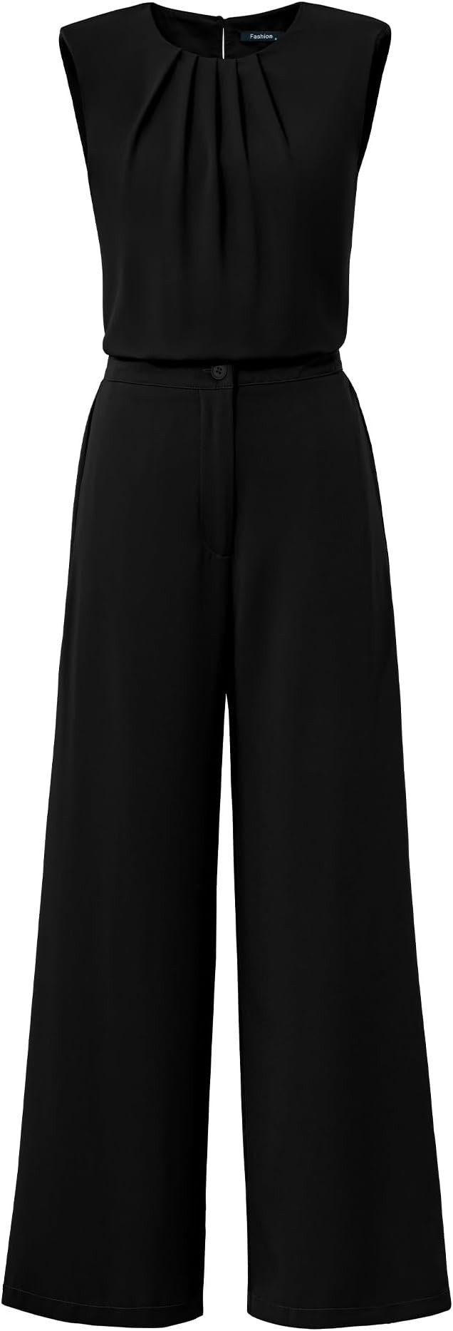 BTFBM Women's 2 Piece Outfits 2024 Summer Casual Tracksuits Crew Neck Sleeveless Top Wide Leg Pan... | Amazon (US)