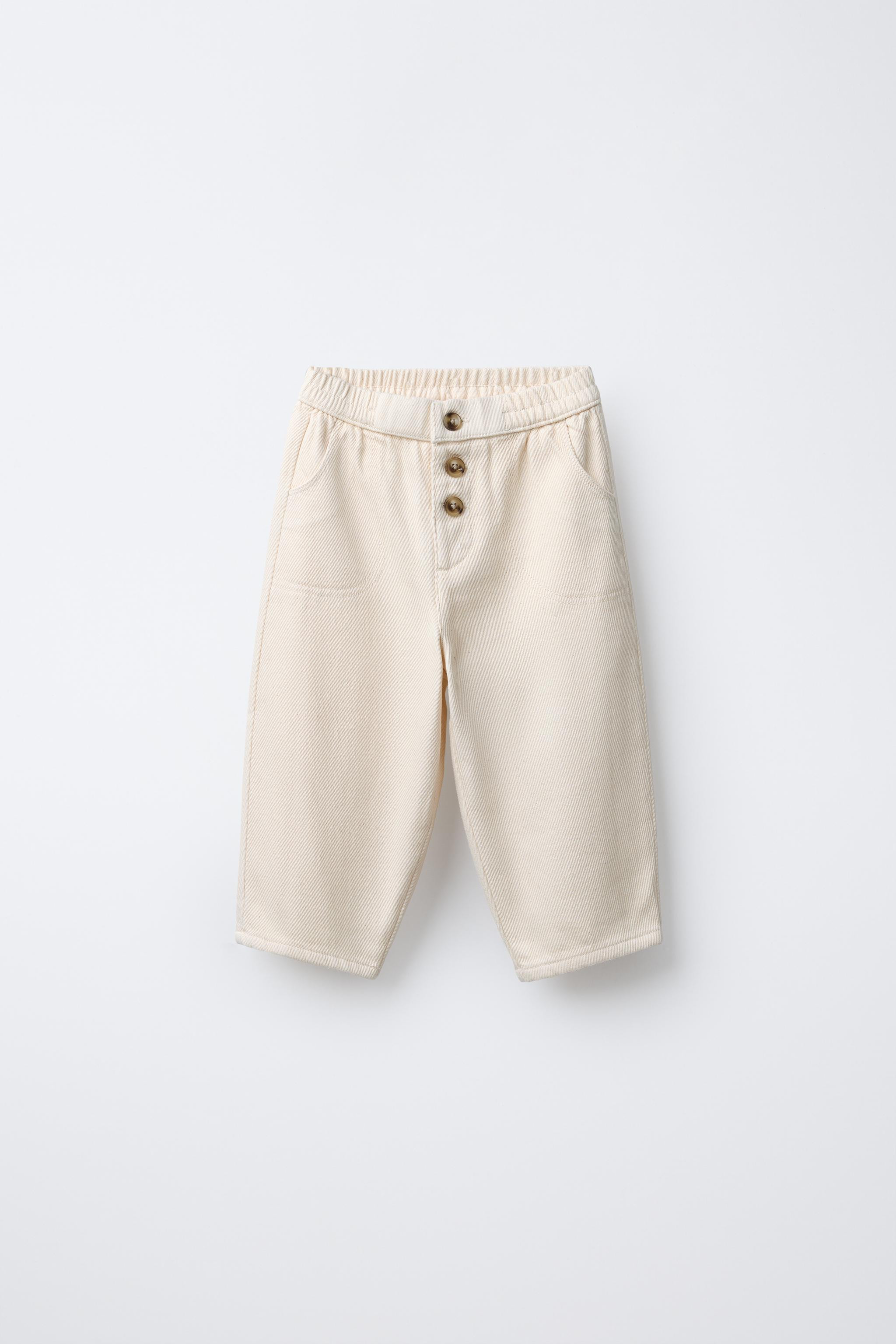 SOFT TOUCH BUTTON PANTS | Zara US