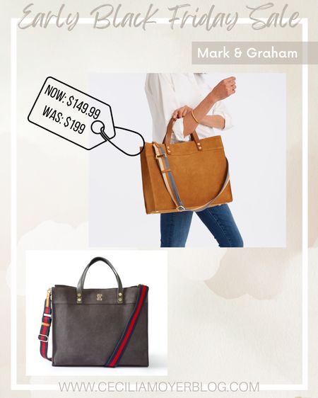 Mark & Graham suede tote bag on sale!  Black Friday sale - travel bag - work bag - personalized bag

#LTKsalealert #LTKitbag #LTKCyberweek