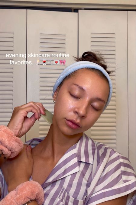 evening skincare routine essentials 🎀🫧🍷💌🕯️🩷 a LOTTT of these are on sale for BFCM!! 

|| skincare favorites, the best skincare, anti-aging skin, care, skin care for glass skin 

#LTKbeauty #LTKCyberWeek #LTKfindsunder50