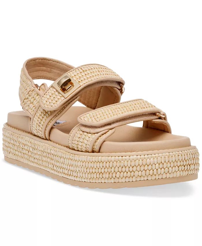 Steve Madden Women's Bigmona Platform Footbed Sandals - Macy's | Macy's