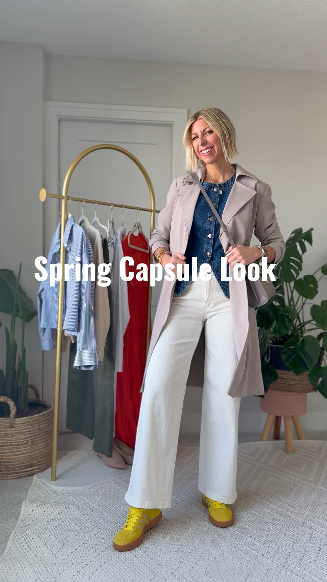 White wide leg jeans are such a versatile bottom to have in your spring wardrobe to easily dress them up for work or special occasions or address them down for every day with a chic pair of sneakers. These jeans have great stretch and are a midrise fit.

#LTKFindsUnder100 #LTKOver40 #LTKStyleTip