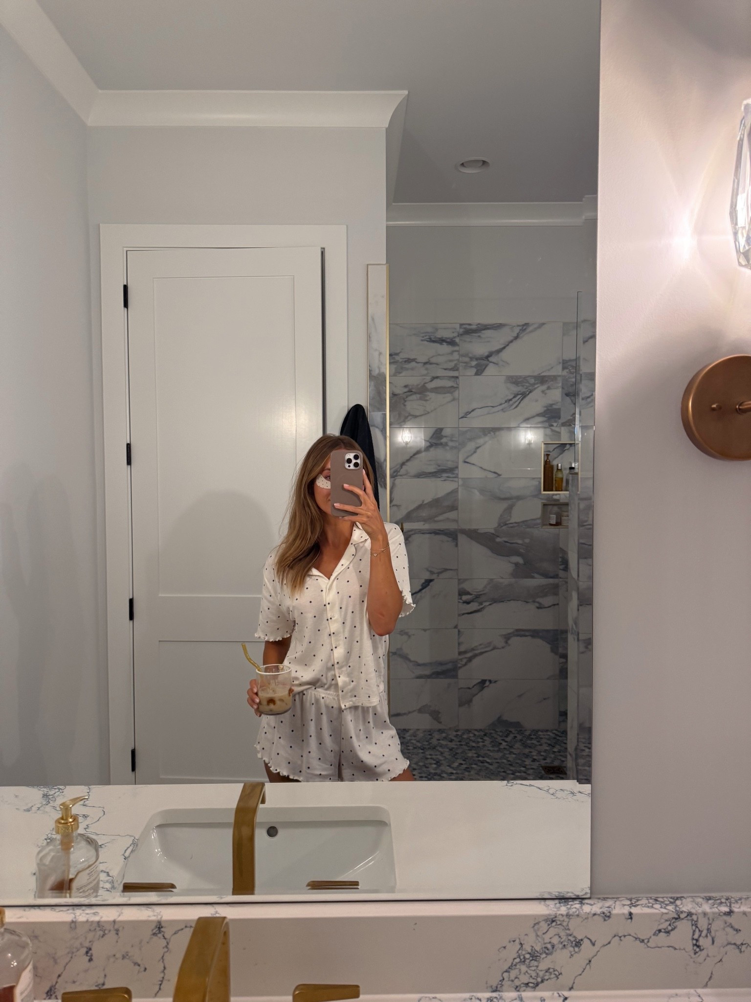 Target pjs! Wearing a small