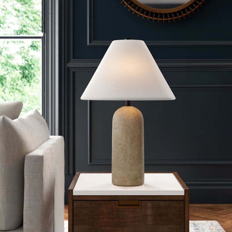 Astere Travertine Table Lamp | Wayfair North America