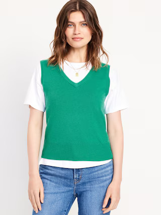 V-Neck Layering Vest | Old Navy (US)