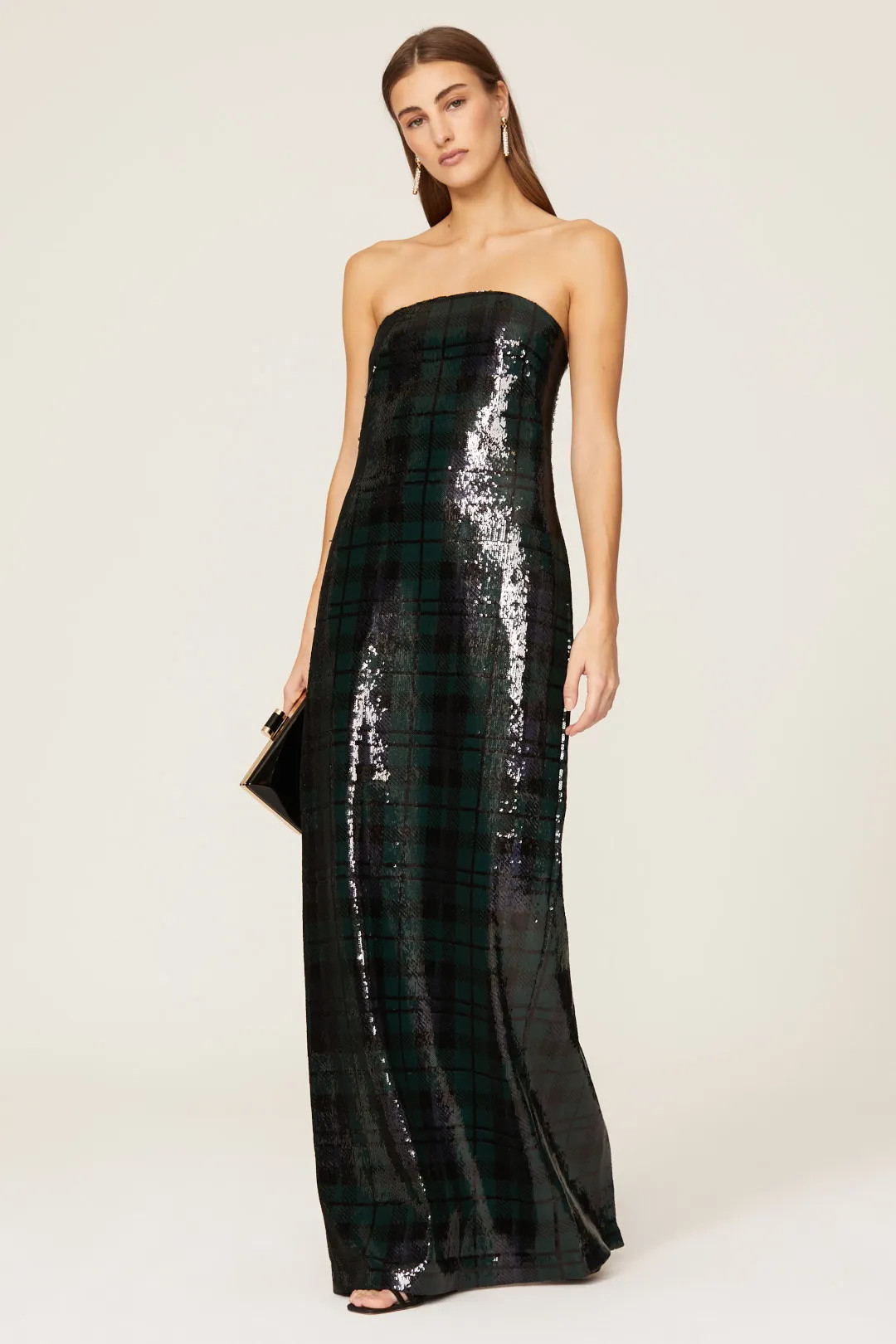 Lauren Ralph Lauren Plaid Sequin Gown | Rent the Runway