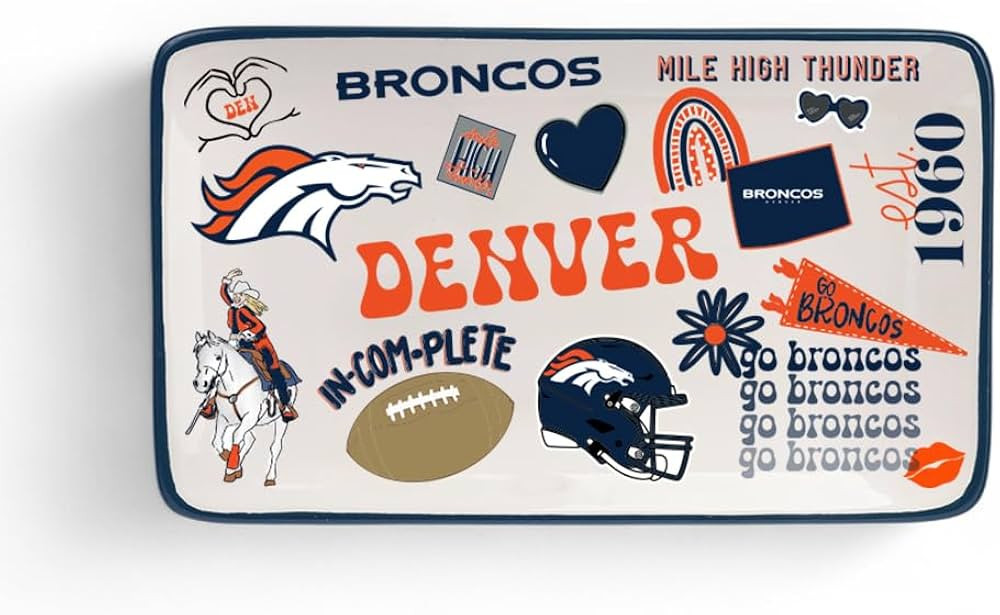 The Memory Company Officially Licensed NFL Team Spirit Ceramic Trinket Tray, Decorative Storage C... | Amazon (US)