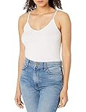 BCBGeneration Women's V Neck Cami Tank Top, Optic White, Small | Amazon (US)