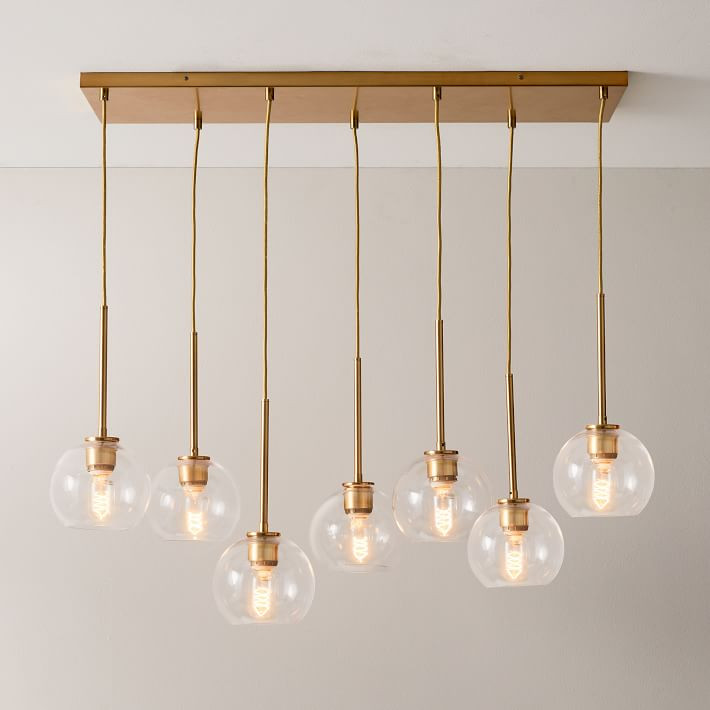 Sculptural 7-Light Globe Chandelier | West Elm (US)