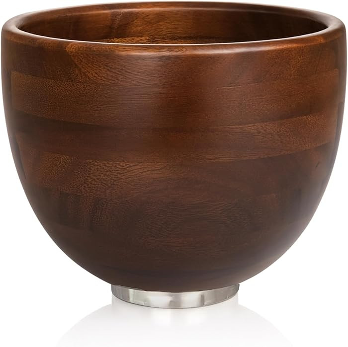 Premium Walnut Wood Mixing Bowl Compatible with KitchenAid 4.5 & 5 QT Tilt-Head Models – Natura... | Amazon (US)