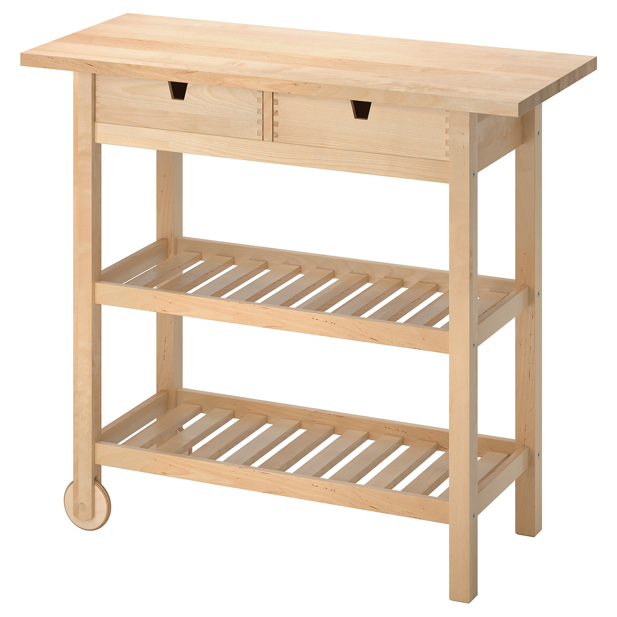 FÖRHÖJA Kitchen cart, birch, 39 3/8x16 7/8 " | IKEA US
