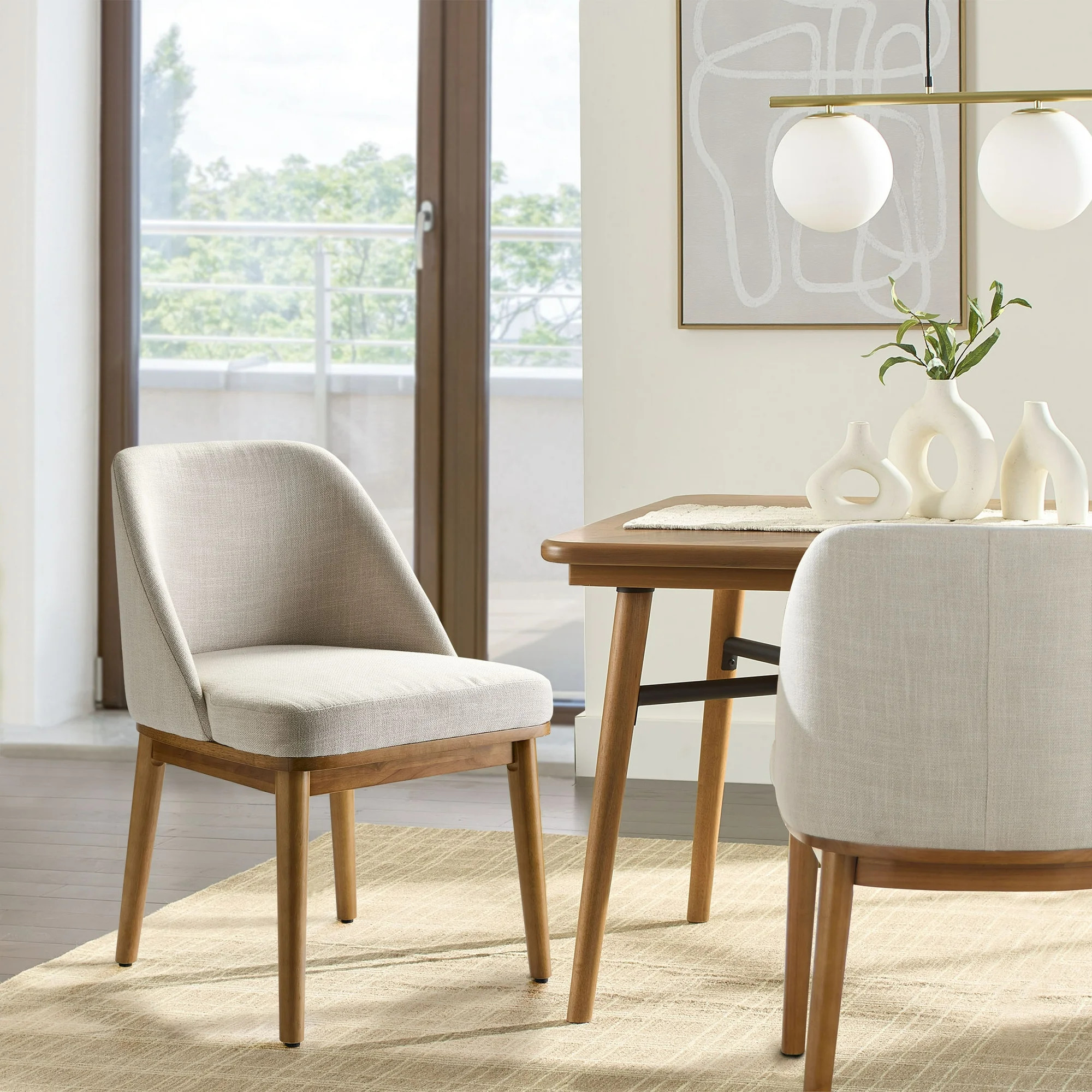Better Homes and Gardens Springwood Dining Chair, Light Honey Finish | Walmart (US)