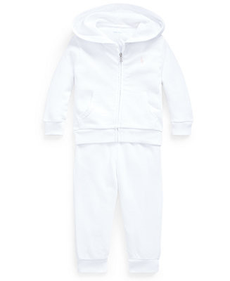 Polo Ralph Lauren Baby Girls or Boys French Terry Hoodie and Pants Set - Macy's | Macy's