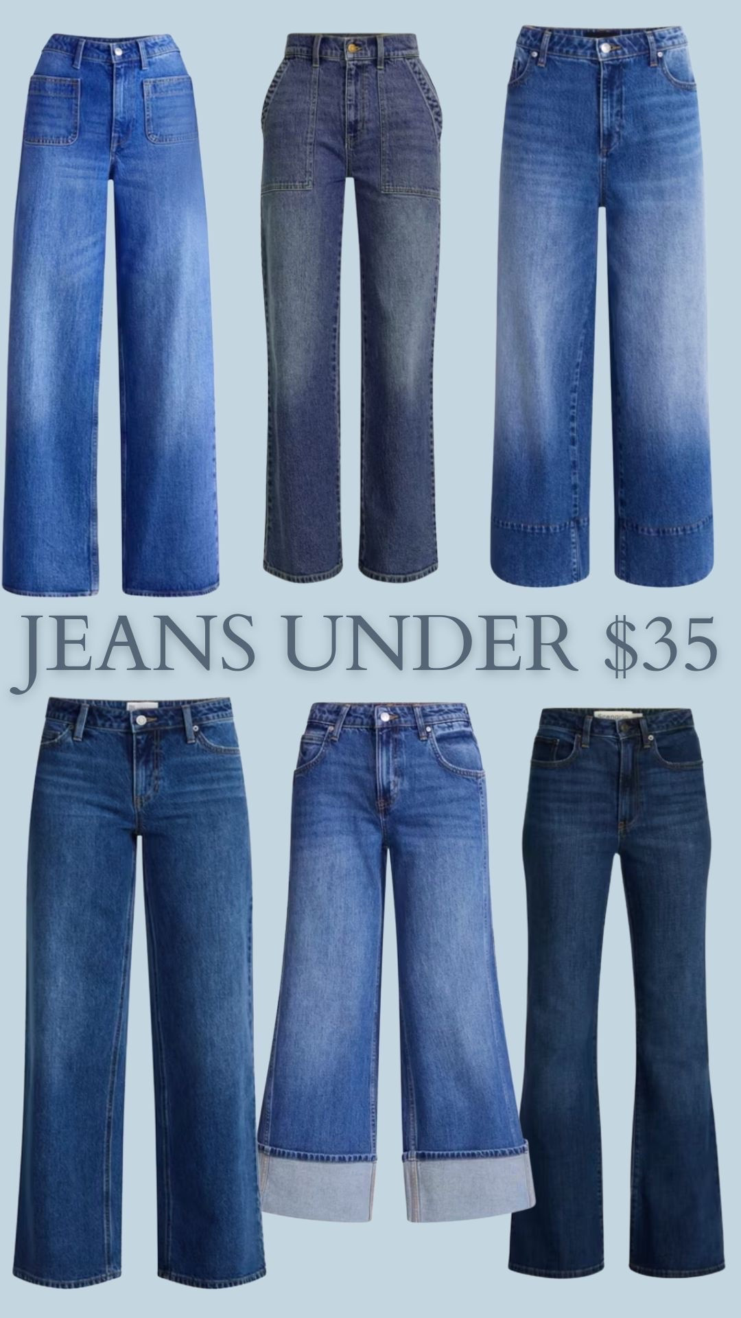 Jeans under $35. Yes please

#LTKootd #LTKgrwm #LTKOver40