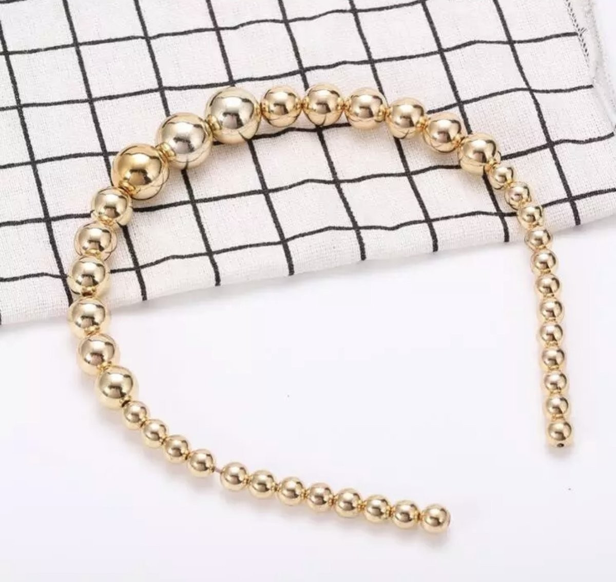 Gold Bead Headband | The Sis Kiss