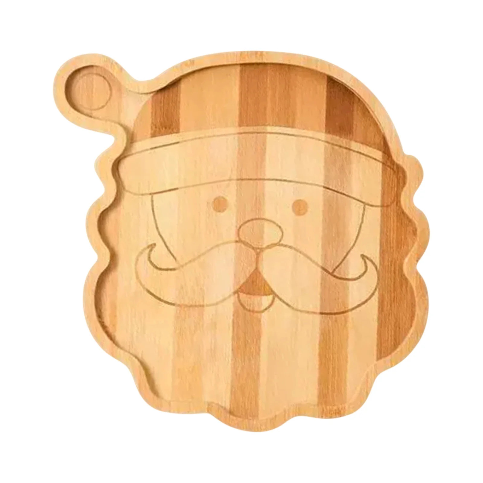 Christmas Wooden Serving Tray Set - Santa Claus & Reindeer Shaped Charcuterie Board, Festive Snac... | Walmart (US)