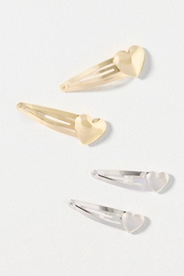 Metal Heart Barrette | Anthropologie (US)