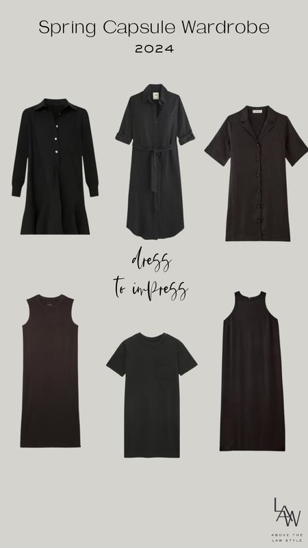 Spring Capsule: Black Dress Options

#LTKstyletip #LTKfindsunder50 #LTKfindsunder100