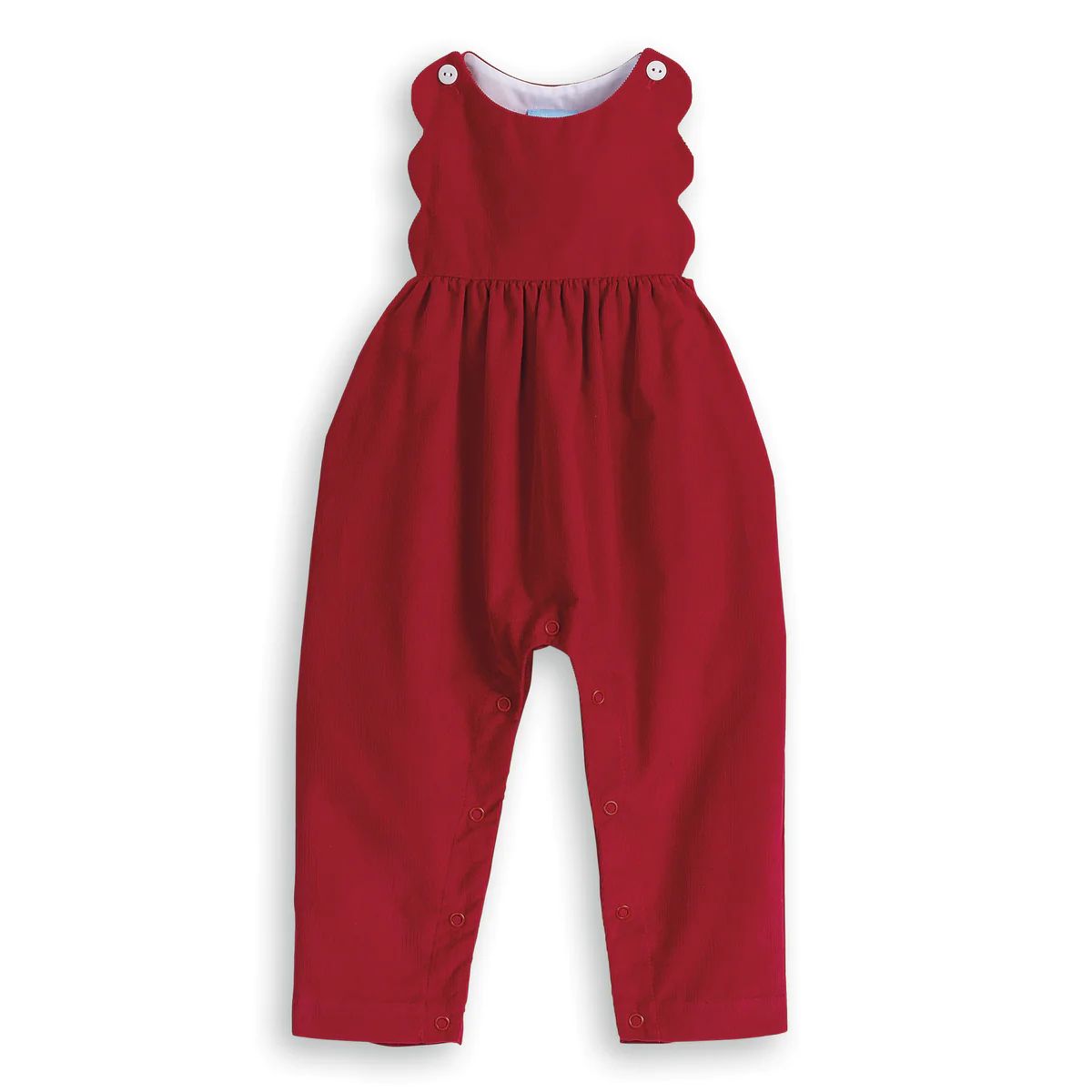Holiday Scalloped Overall | bella bliss 