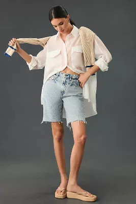 Unpublished Faye High-Rise Relaxed Longline Shorts | Anthropologie (US)