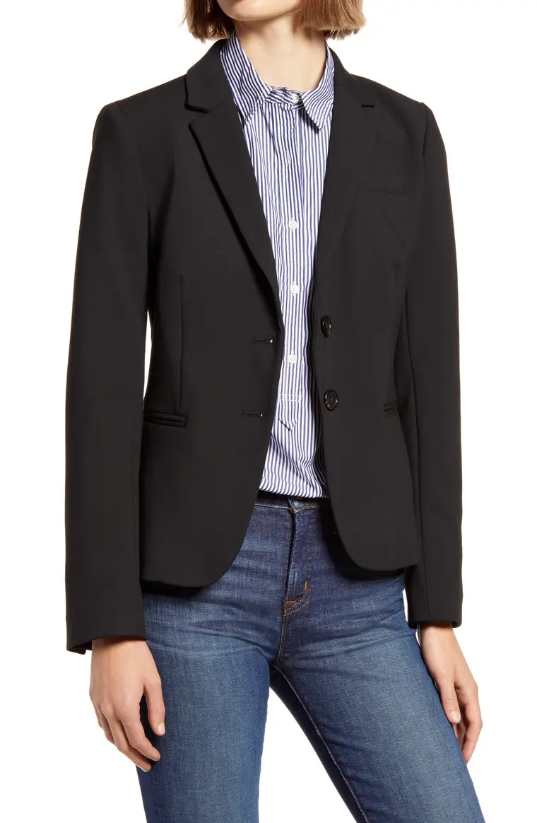 Schoolboy Stretch Crepe Blazer | Nordstrom
