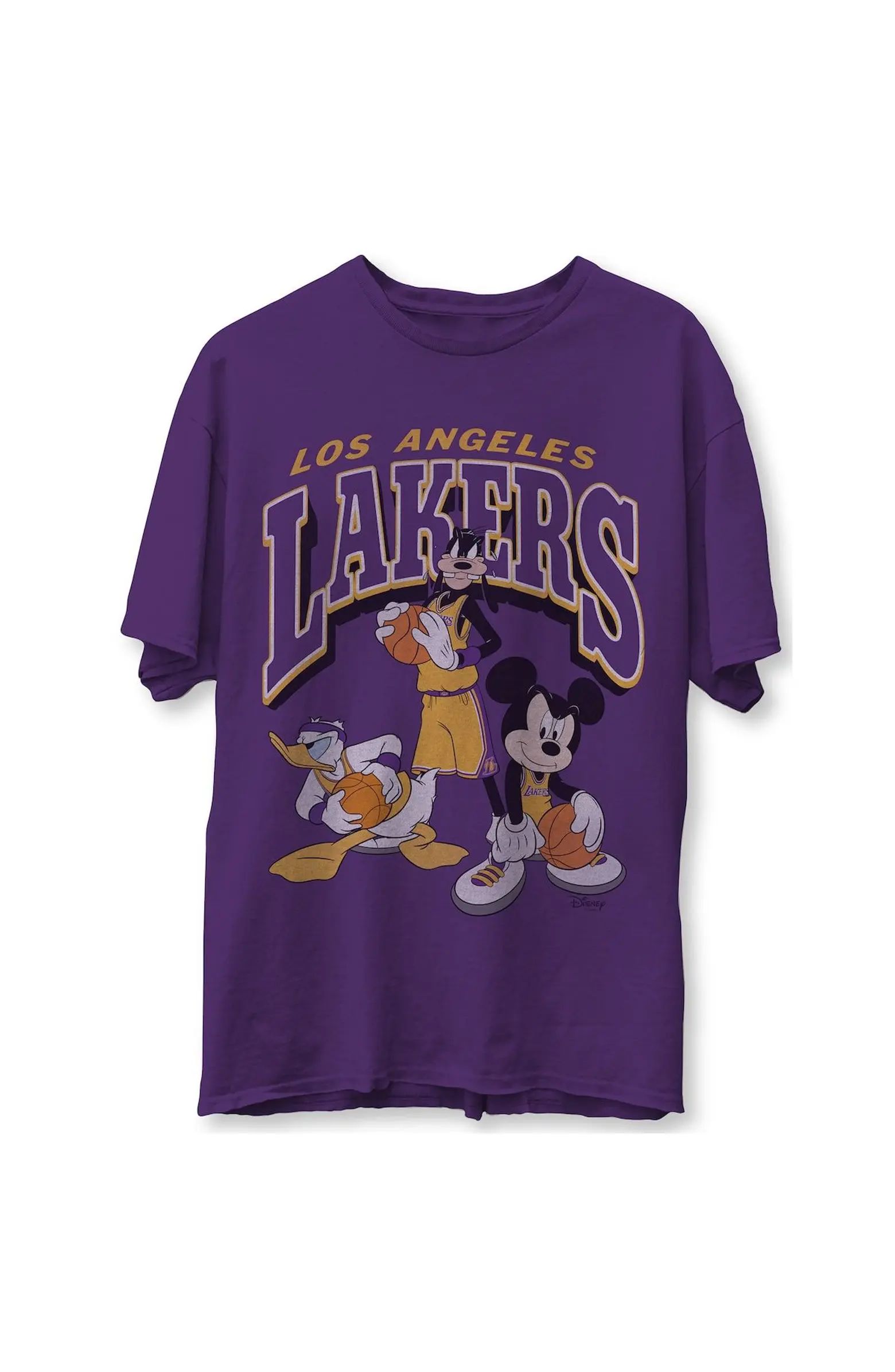 Men's Junk Food Purple Los Angeles Lakers Disney Mickey Squad T-Shirt | Nordstrom