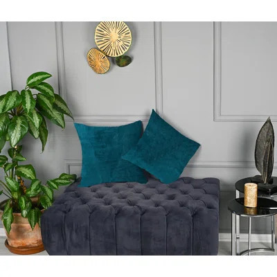 Velvet Throw Square Pillow Cover | Wayfair North America