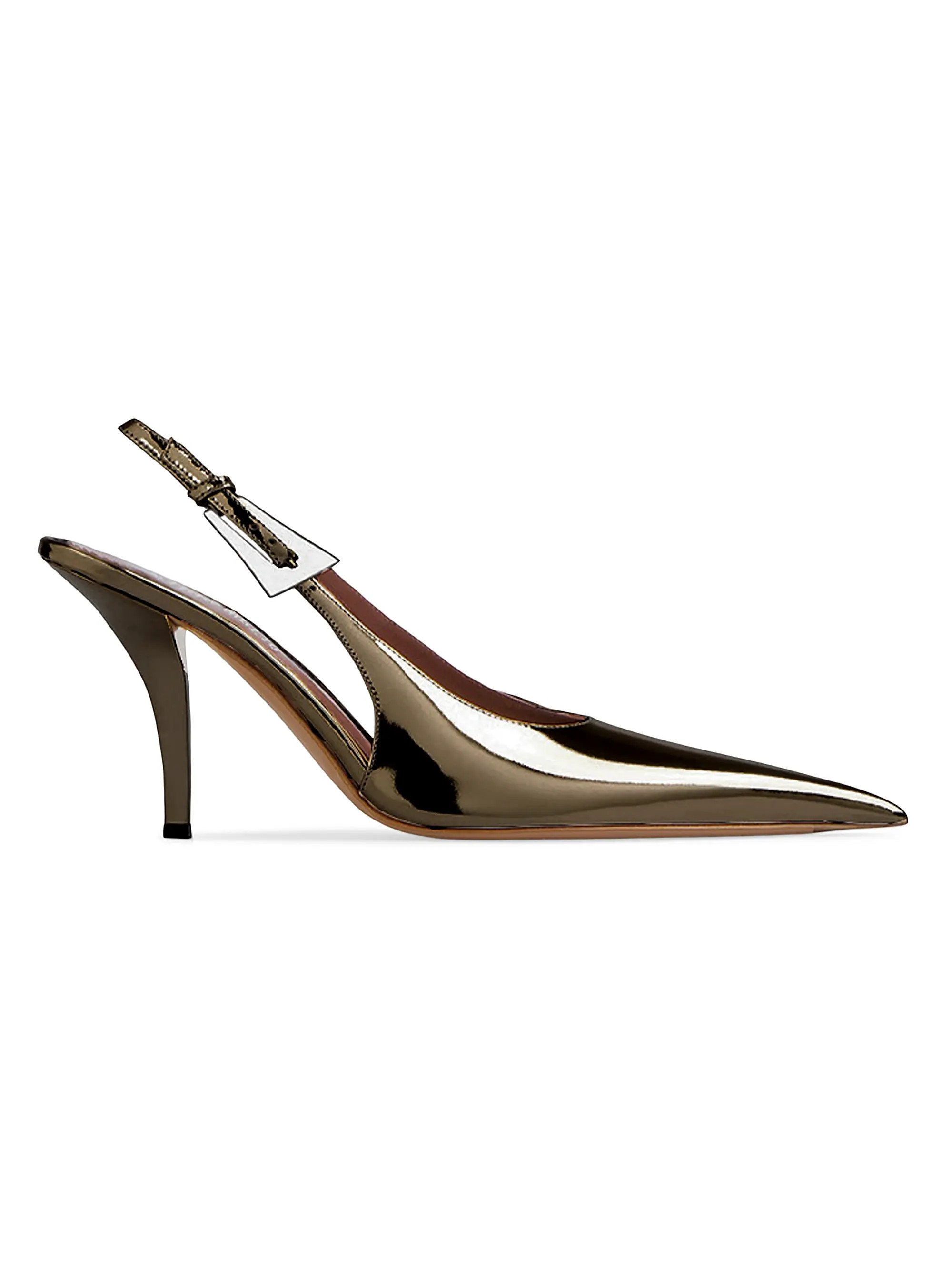 Paris Texas Jessica 75MM Metallic Leather Pumps | Saks Fifth Avenue | Saks Fifth Avenue