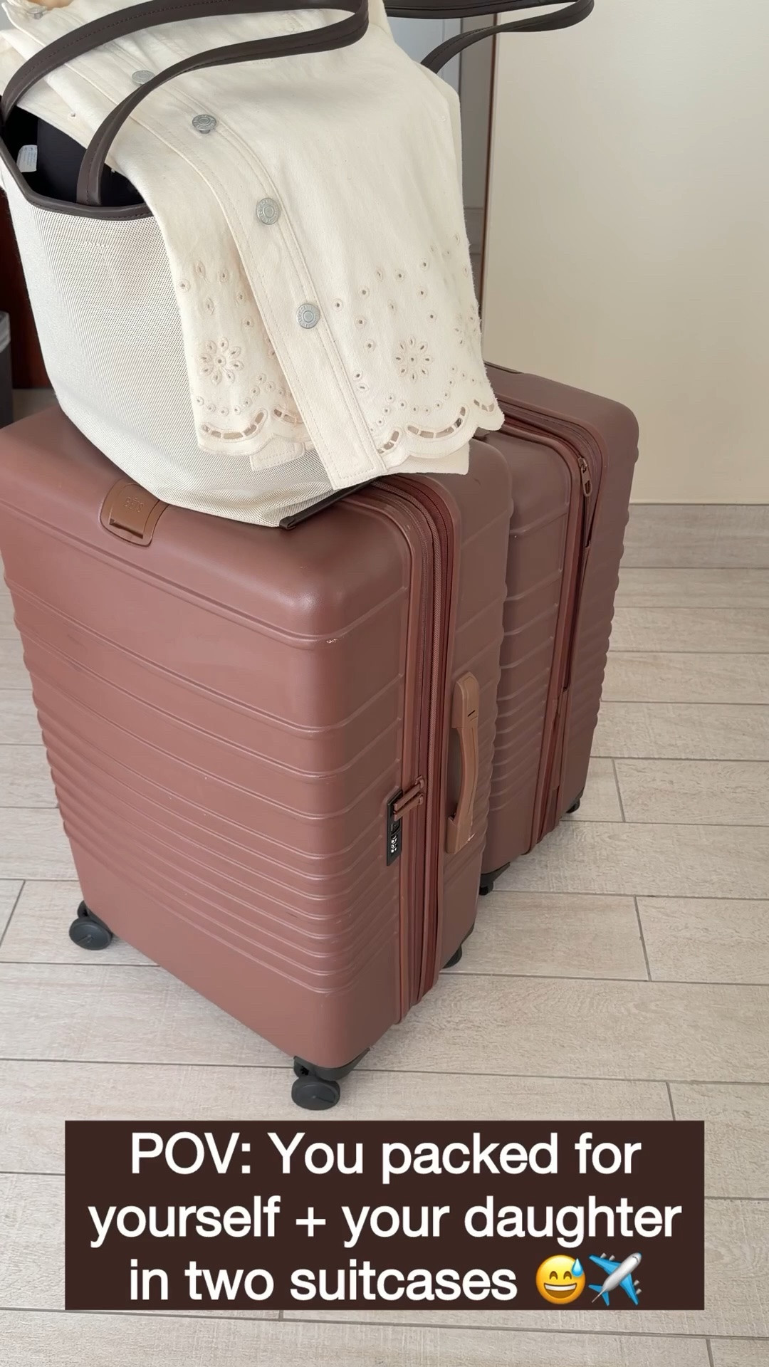 Still impressed that I packed for both Eva and me in these two BÉIS suitcases for The Bahamas ☀️

The compartments make it so easy to stay organized, the wheels glide effortlessly through the airport, and the neutral color is just so good. The tote ended up being one of my favorite pieces too because it worked as both my personal item for travel and my beach bag once we arrived.

I’m all about packing smarter, not packing more, and these made vacation travel feel so much easier

#LTKTravel #LTKSeasonal #LTKdayinmylife