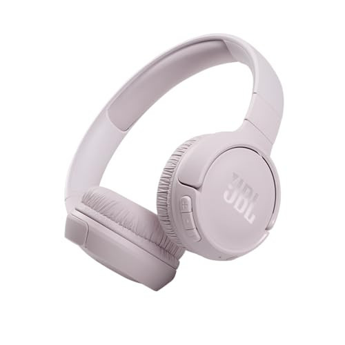 JBL Tune 510BT - Bluetooth headphones with up to 40 hours battery, microphone for call, foldable and comfortable, Android and iOs compatible (Rose) | Amazon (US)