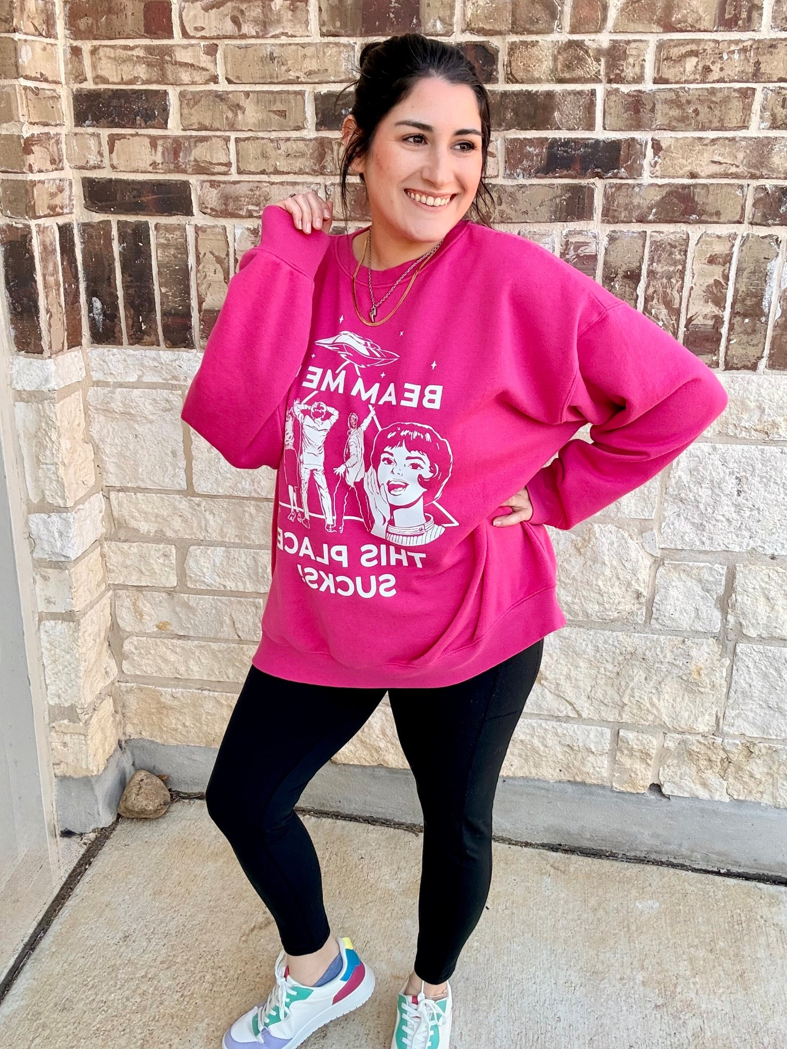 Calling all StrangerThings fans. You need this sweater. 💕 👽 

#LTKHoliday #LTKGiftGuide #LTKgrwm