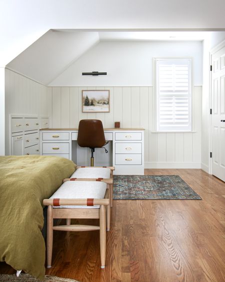 My boys shared this room for years. Originally, there were walk-in closets in all four corners of the room. This may sound great but was really impractical. 
When I remodeled I removed 2 closest and really opened up the room  

#LTKhome #LTKstyletip #LTKFind