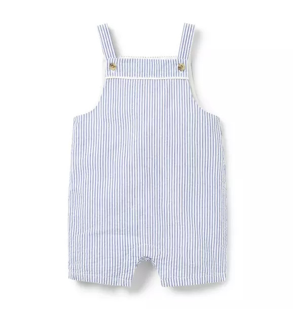 Baby Striped Seersucker Overall | Janie and Jack
