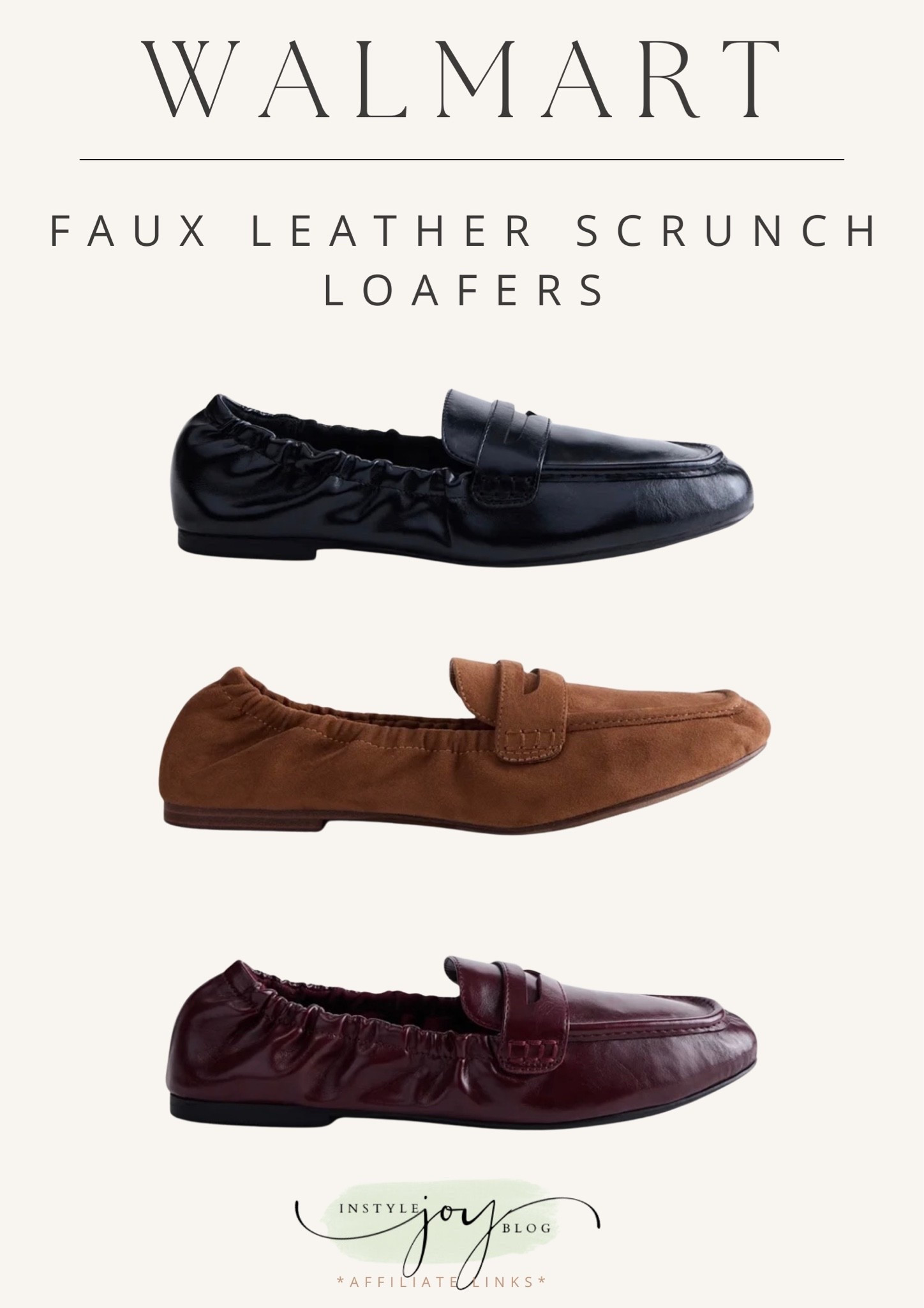 Walmart✨ Scenario Women's Faux Leather Scrunch Loafers

#LTKgrwm #LTKSeasonal #LTKWorkwear
